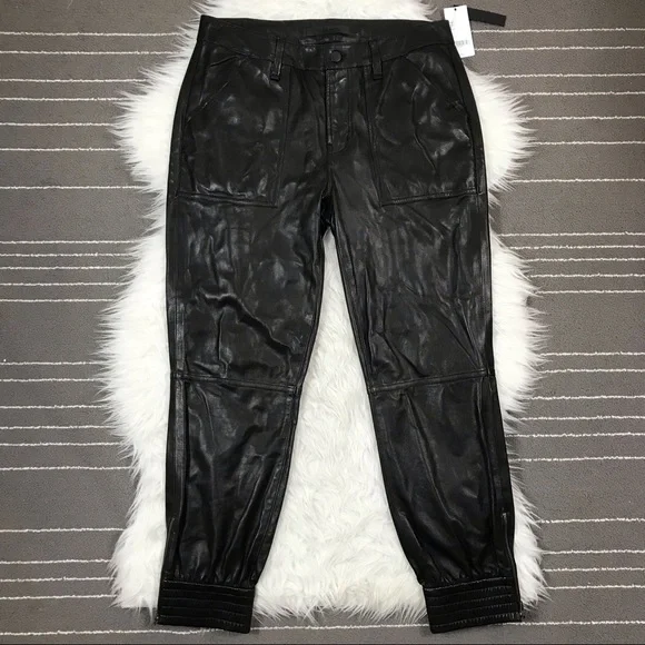 J Brand Arjun genuine leather joggers - Picture 5 of 11